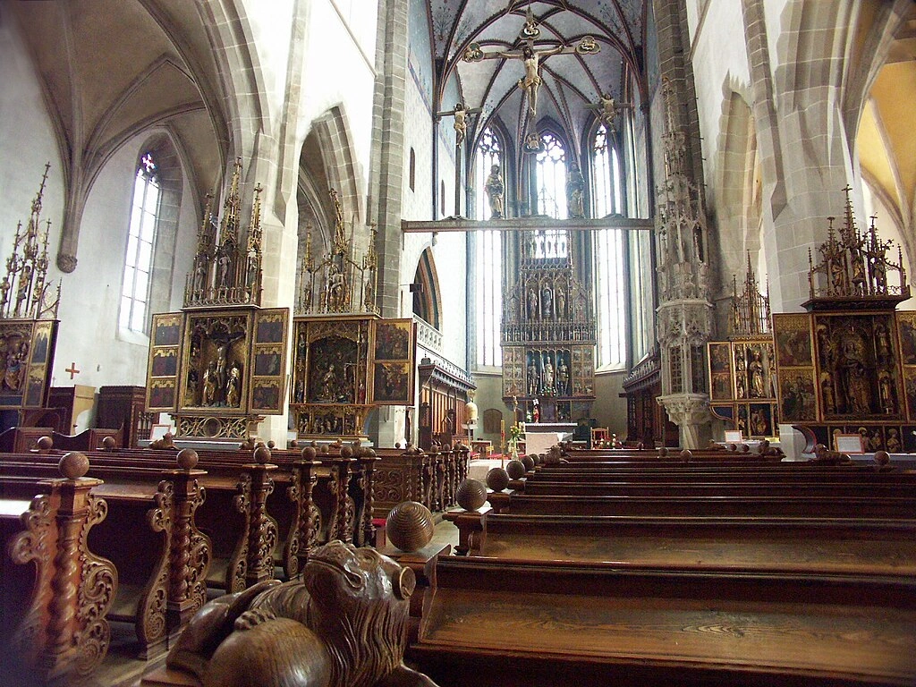 Interior of Basilica of St Giles