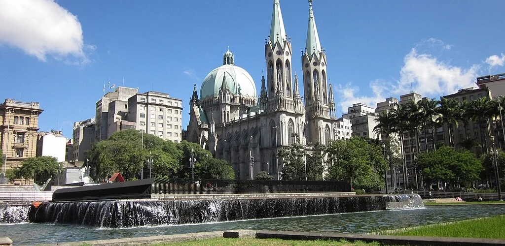 Metropolitan Cathedral of Our Lady Assumption and Saint Paul, Sao Paulo, Brazil intro