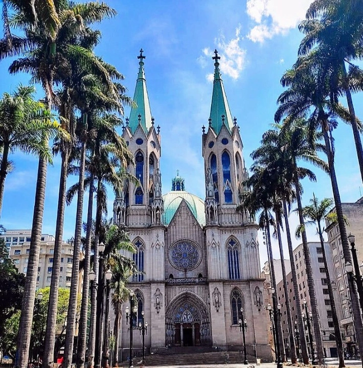 Metropolitan Cathedral of Our Lady Assumption and Saint Paul, Sao Paulo, Brazil introduction