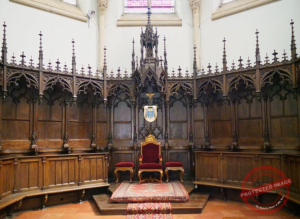 Nativity of the Blessed Virgin Mary in Tarnów. Stalls in the chancel.