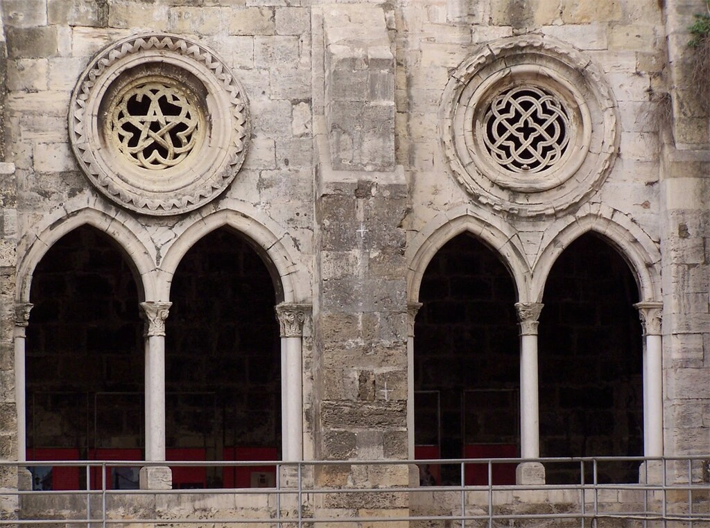 Patriarchal Cathedral of St. Mary Major, Lisbon, Portugal gothic hist
