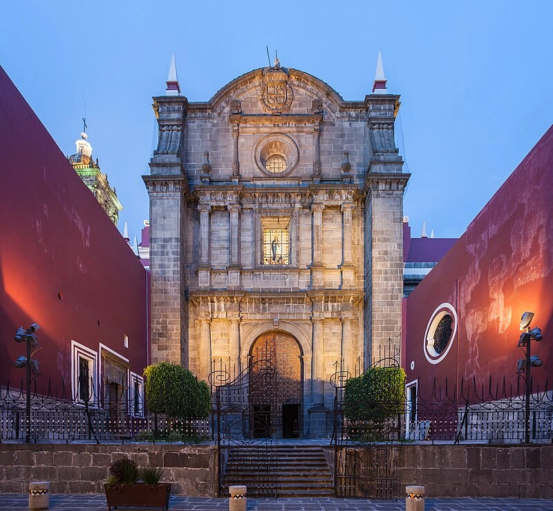 Portal Sur Puebla Cathedral, Mexico