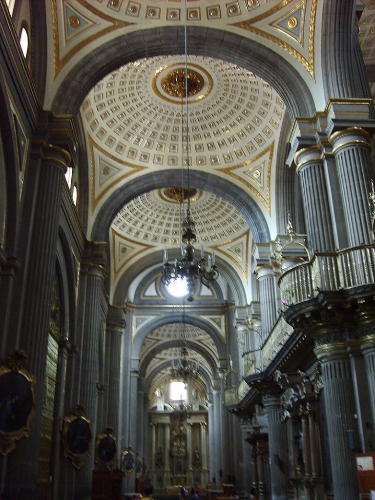 Puebla Cathedral Interior