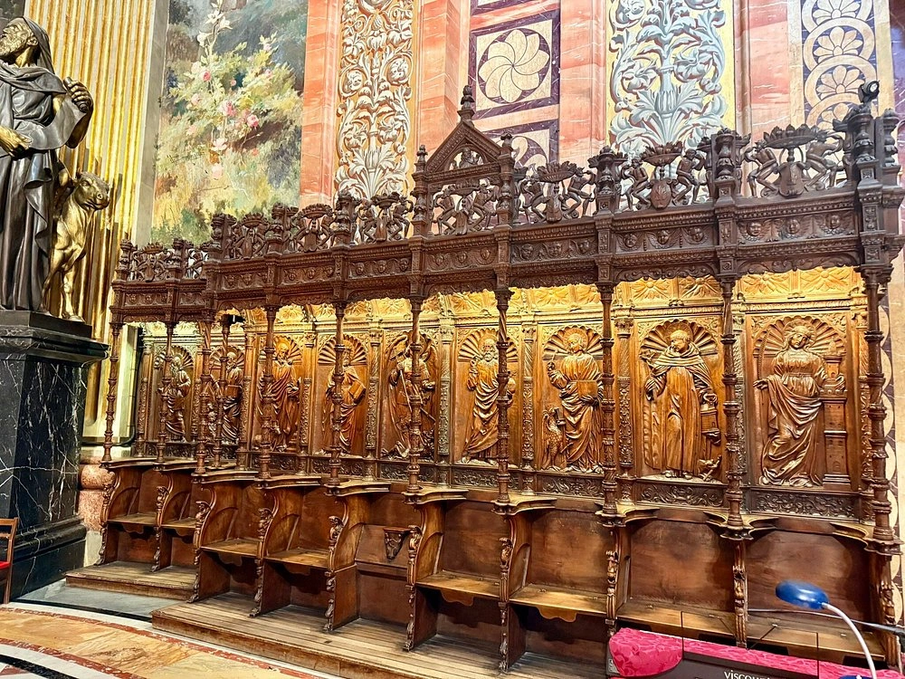 Royal Basilica of St. Francis the Great, Madrid, Spain choir