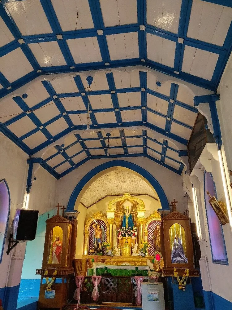 Saleth Matha Church Kodaikanal interior