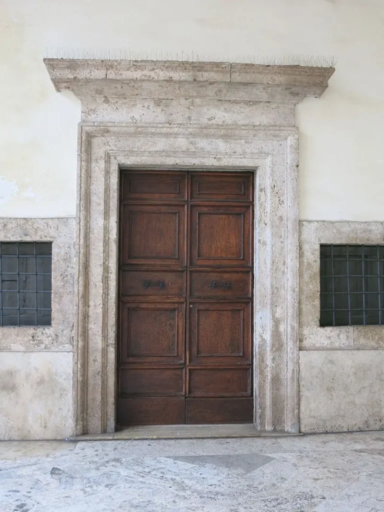 Santa Maria Assunta Rieti - Baptistery portal