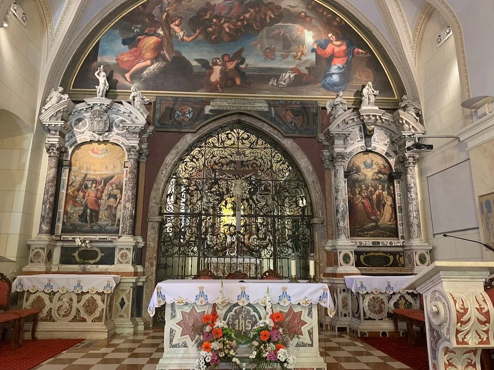 Shrine of Mary of God of Trsat, Rijeka, Croatia interior