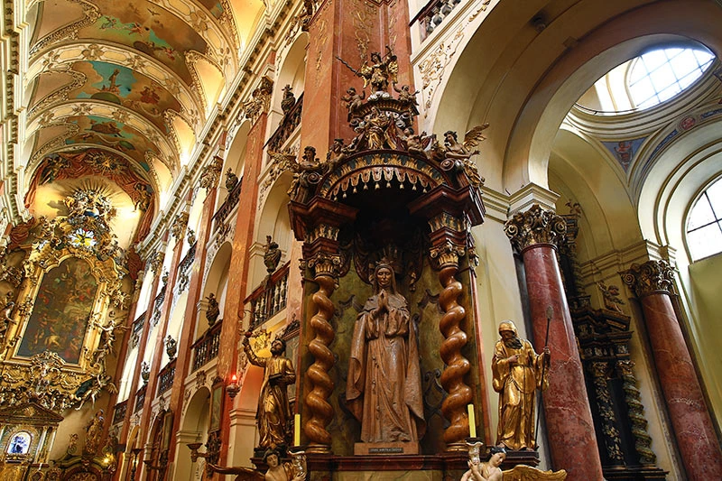 St. James the Greater, Prague, Czechia Baroque Altars and Artworks