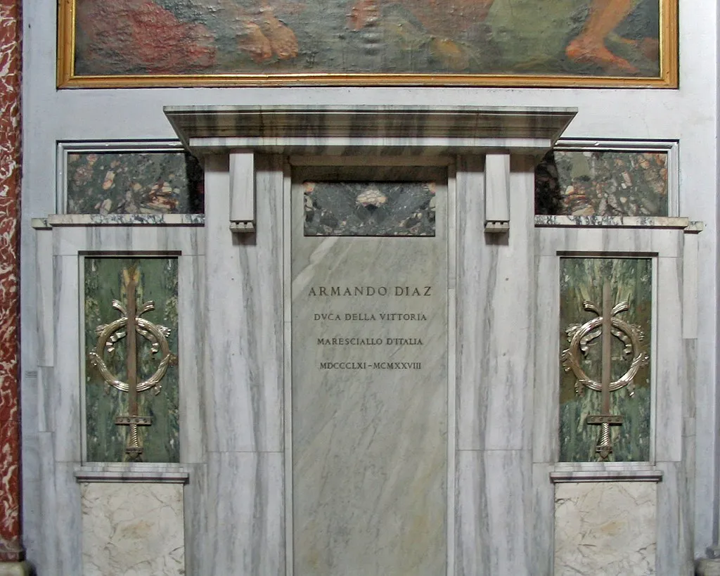 St. Mary of the Angels and the Martyrs, Rome - Tomb of Armando Diaz