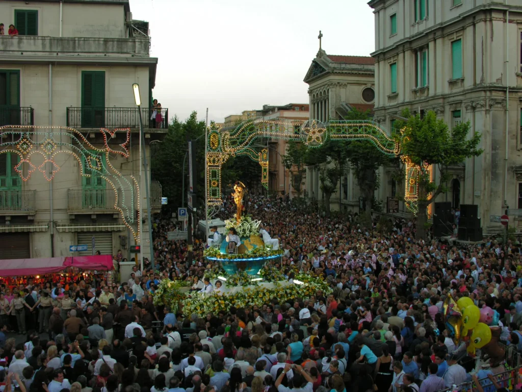 The Triumphal Procession of Basilica Shrine of the Sacred Heart of Jesus and St. Anthony, Messina, Italy-min