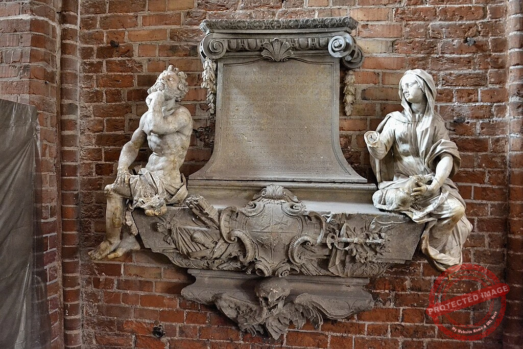 Tombstones and epitaphs Kołobrzeg Cathedral