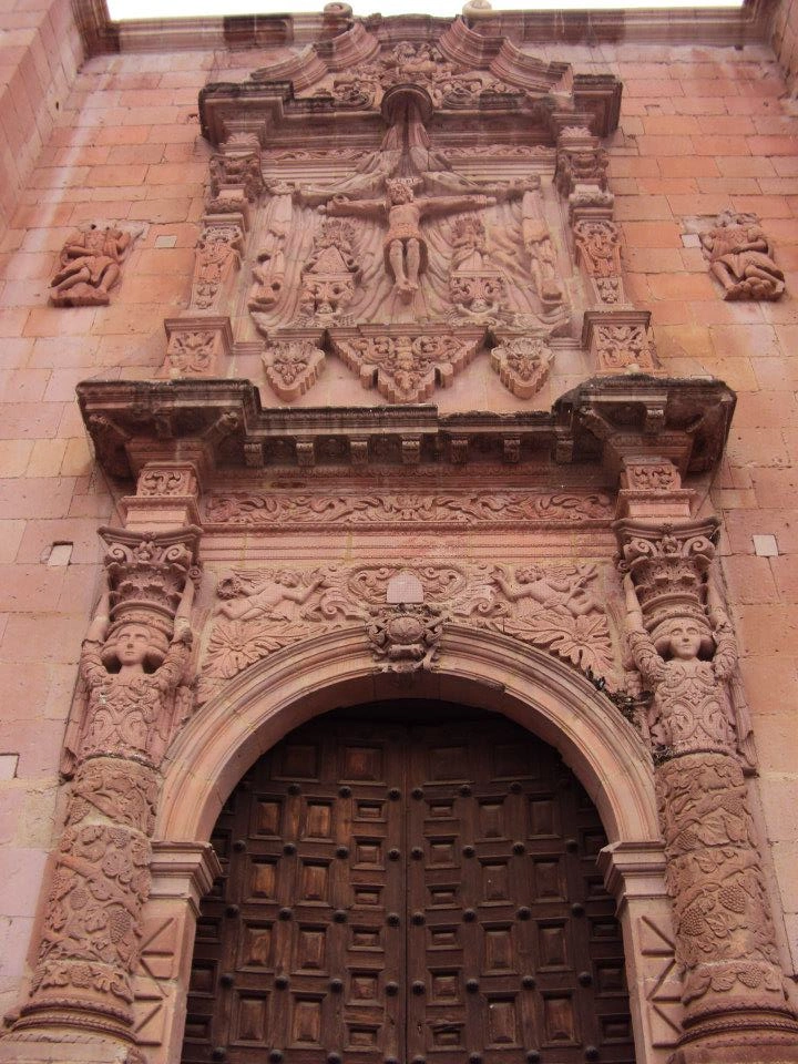 Zacatecas Cathedral side portal