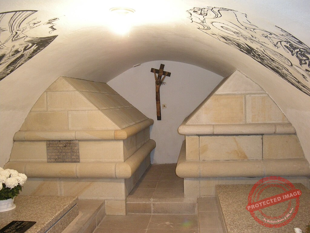 interior of the crypt of the Tarnów bishops