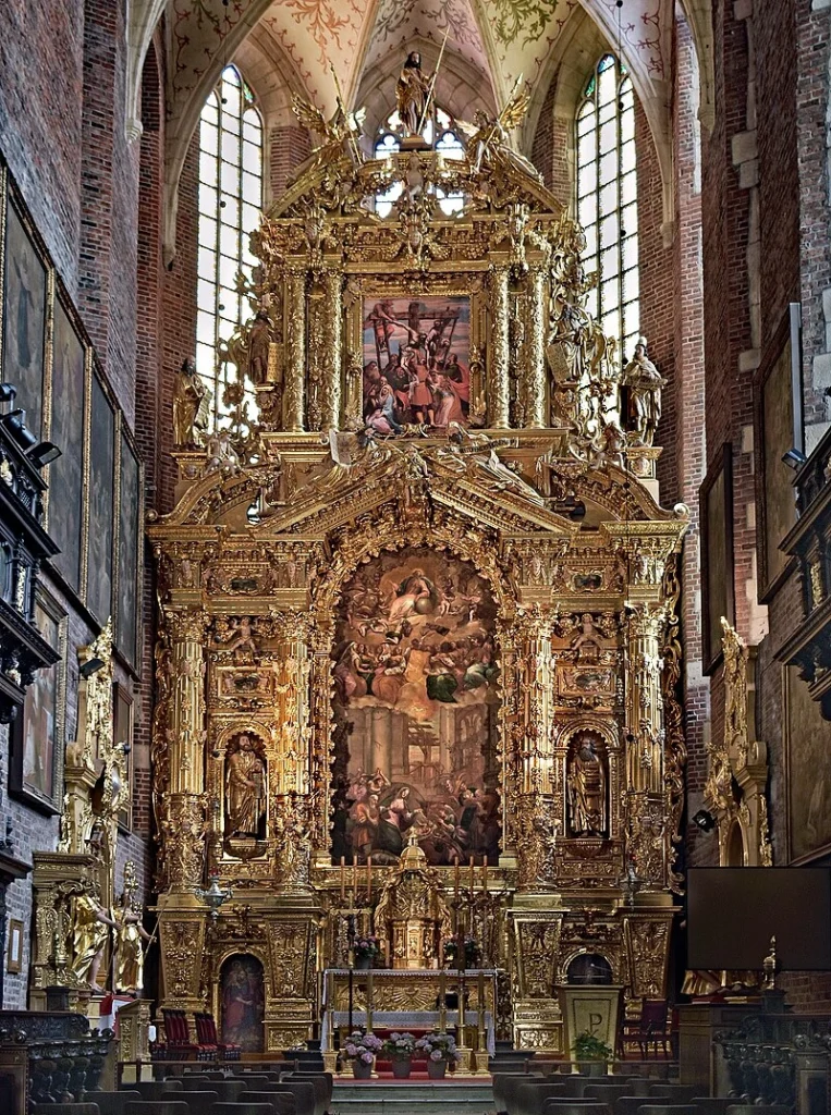 main altar Corpus Christi, Krakow, Poland
