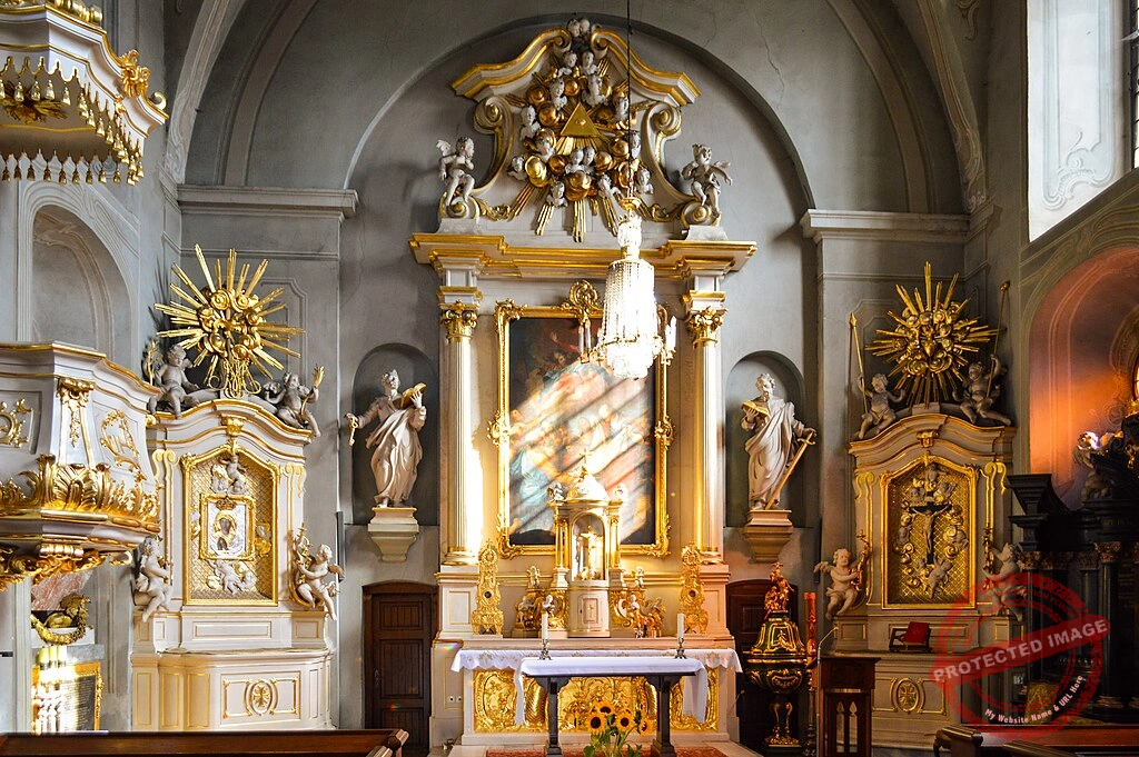 main altar of the Assumption of the Blessed Virgin Mary Białystok Cathedral