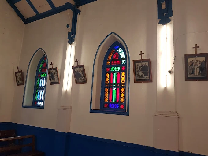 stained-glass windows